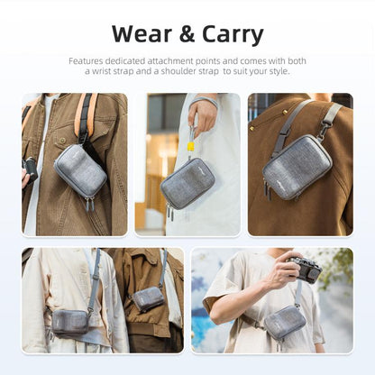 aMagisn Universal Case Bag For Action Camera Street Photography Grip Kit With Shoulder Strap