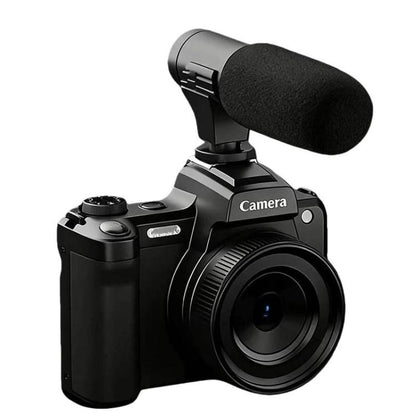 HD Retro Digital Camcorder Camera Portable Micro DSLR Camera, DC101 + Microphone, DC101 + Fill Light, DC101 + Microphone + Fill Light