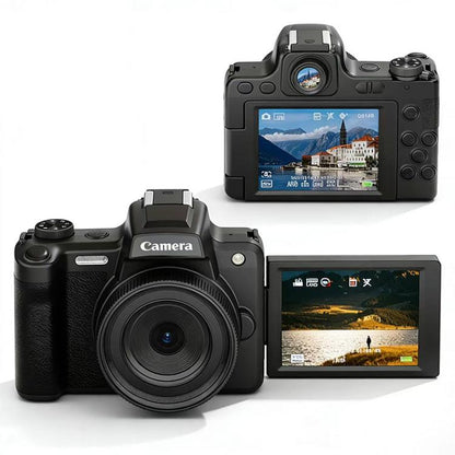 HD Retro Digital Camcorder Camera Portable Micro DSLR Camera, DC101 + Microphone, DC101 + Fill Light, DC101 + Microphone + Fill Light