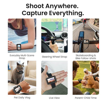 For DJI Osmo Nano Vision Dock aMagisn Silicone Case With Multifunctional Wrist Strap
