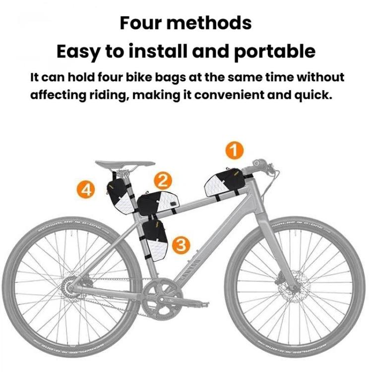 ENLEE WX-360 Bike Top Tube Bag Waterproof Cycling Frame Front Bag
