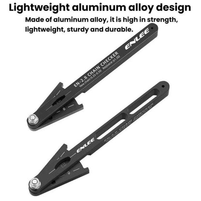 ENLEE Bike Chain Checker Chain Wear Measurement Tool, Standard, Hollow