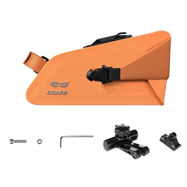 ENLEE Bike Quick-Release Seat Bag Waterproof Reflective Saddle Bag, 1.5L Orange, 1.5L Green, 1.5L Black, 1.3L Orange, 1.3L Green, 1.3L Black
