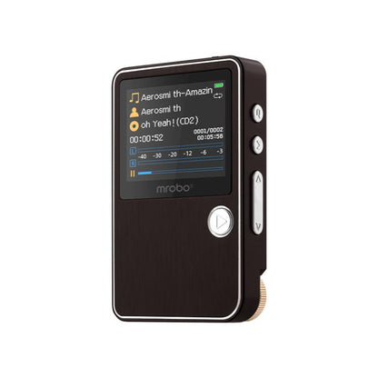 Mrobo HiFi Music Player With DAC Chip - 1.77-Inch Color Screen, Scroll Wheel Control, Supports Lossless Audio & AMV Video, 8GB, 16GB, 32GB, 64GB, 128GB, 256GB