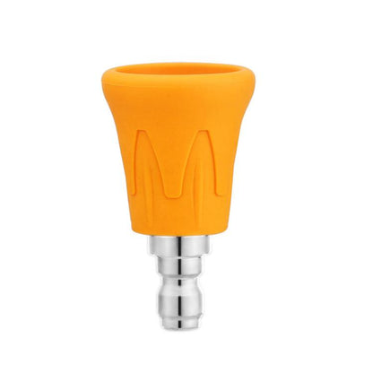 1/4 inch Car Wash Machine Splash-Proof Quick-Connect Nozzle with Soft Rubber Cover, 0-degree Red 035, 15-degree Yellow 035, 25-degree Green 035, 40-degree White 035, 0-degree Red 040, 15-degree Yellow 040, 25-degree Green 040, 40-degree White 040