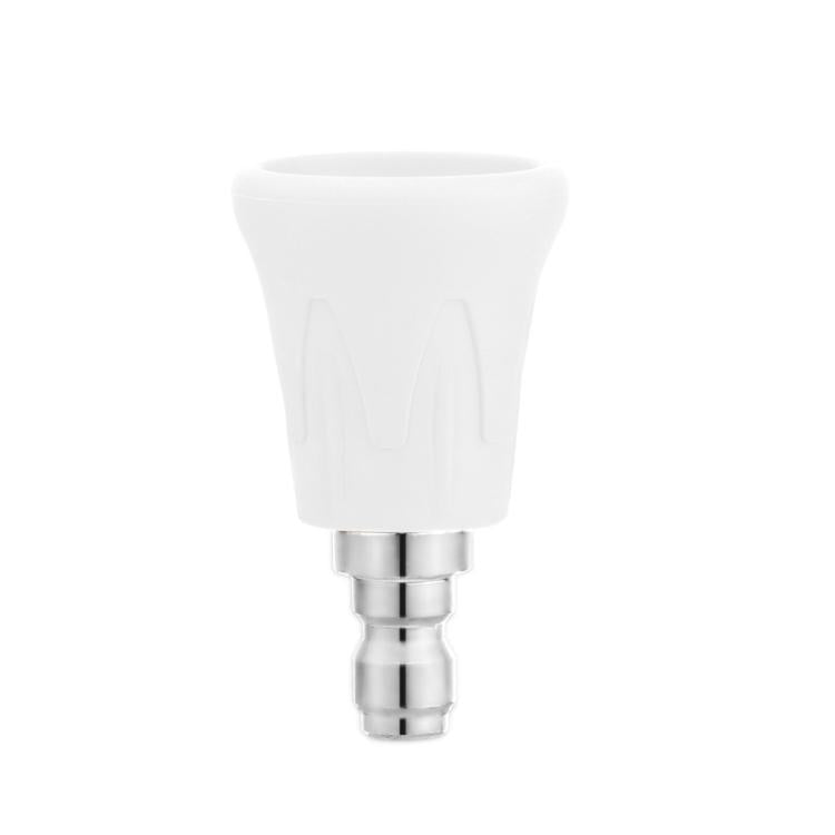 1/4 inch Car Wash Machine Splash-Proof Quick-Connect Nozzle with Soft Rubber Cover, 0-degree Red 035, 15-degree Yellow 035, 25-degree Green 035, 40-degree White 035, 0-degree Red 040, 15-degree Yellow 040, 25-degree Green 040, 40-degree White 040