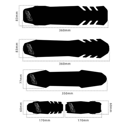 Bike Bottom Frame Protector Mountain Bike Frame Anti-Collision Silicone Pad, ENLEE E815-A, ENLEE E815-B, ENLEE E815-C, ENLEE E815-D, ENLEE E815-E