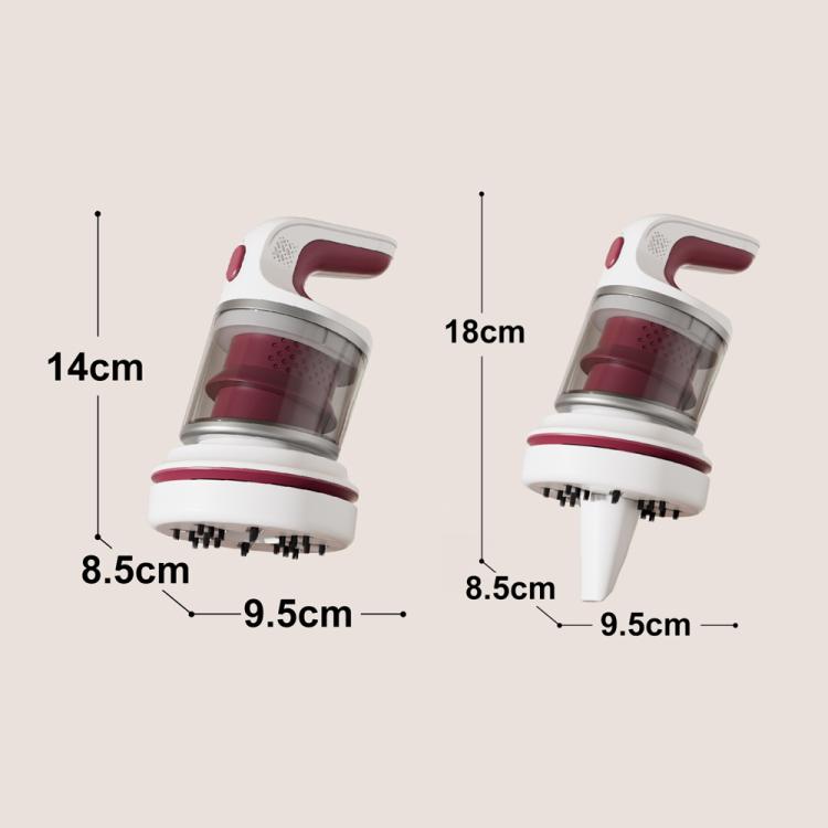 Mini Desktop Vacuum Cleaner 2-Speed USB Rechargeable, for Eraser Shavings & Keyboard Dust with Brush Nozzle