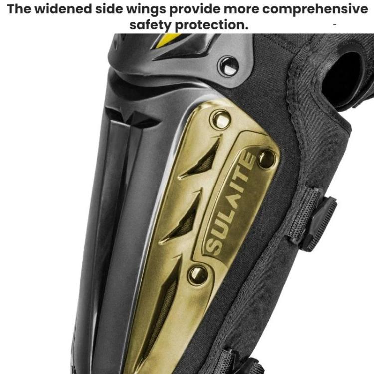 SULAITE Winter Thickened Warm Motorcycle Riding Windproof Gear, Knee Pads 2pcs /Set, Elbow Pads 2pcs /Set, Protective Gear 4pcs /Set