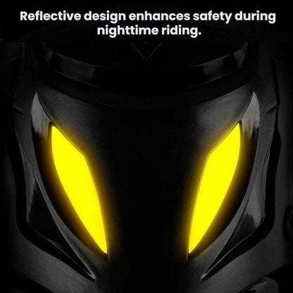 SULAITE Winter Thickened Warm Motorcycle Riding Windproof Gear, Knee Pads 2pcs /Set, Elbow Pads 2pcs /Set, Protective Gear 4pcs /Set