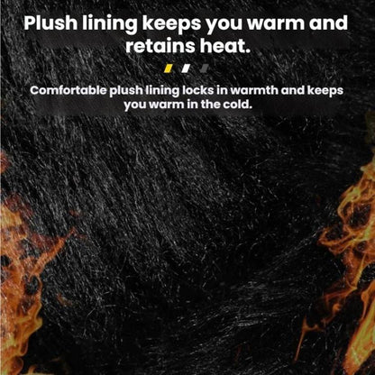 SULAITE Winter Thickened Warm Motorcycle Riding Windproof Gear, Knee Pads 2pcs /Set, Elbow Pads 2pcs /Set, Protective Gear 4pcs /Set