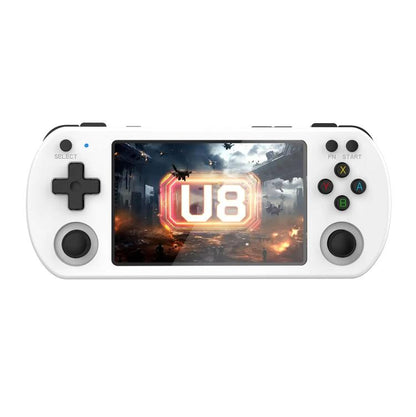 U8 Retro Handheld Game Console Open-Source 4 Inch HD IPS Screen Portable Console, 64G, 128G
