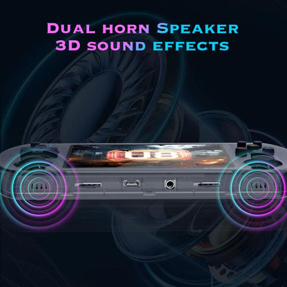 U8 Retro Handheld Game Console Open-Source 4 Inch HD IPS Screen Portable Console, 64G, 128G