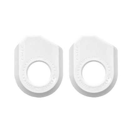 ENLEE 2pcs Bike Crank Protector MTB Chainring Guard, A Black, B Black, A White, B White, A Orange, B Orange