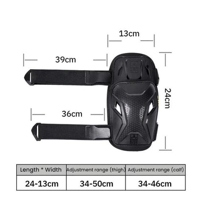 SULAITE Motorcycle Knee Pads High-Strength TPU Anti-Fall Protective Gear