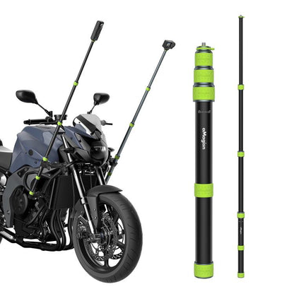 aMagisn 1.1m Aluminum Telescopic Selfie Stick for Cycling Photography Camera Monopod, Only Stick, With Trekking Pole Tip