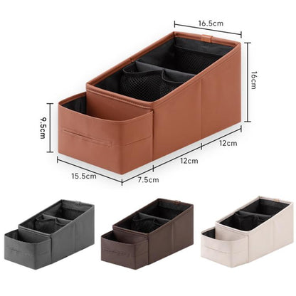 Car Cup Holder Armrest Storage Box Multi-Functional Organizer