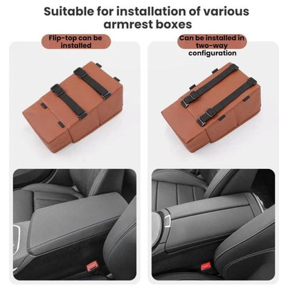 Car Cup Holder Armrest Storage Box Multi-Functional Organizer