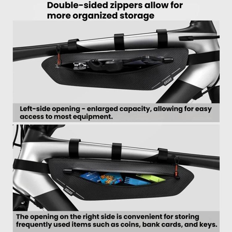 ENLEE STP-01T Waterproof Bike Top Tube Bag Road Bike Frame Beam Tool Pouch