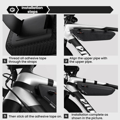 ENLEE STP-01T Waterproof Bike Top Tube Bag Road Bike Frame Beam Tool Pouch