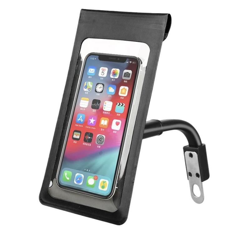 Bicycle/Motorcycle Waterproof Bag Phone Holder, F1-C Handlebar Mount, F1-M Rearview Mirror Mount