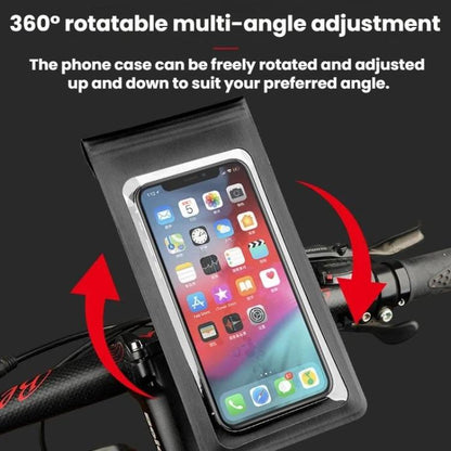 Bicycle/Motorcycle Waterproof Bag Phone Holder, F1-C Handlebar Mount, F1-M Rearview Mirror Mount