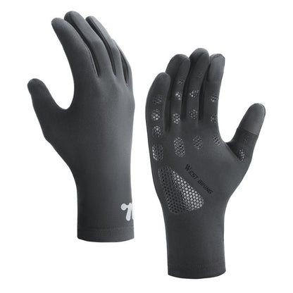WEST BIKING Touchscreen Winter Bicycle Gloves Fleece-Lined Full Finger Thermal Gloves for Road Biking