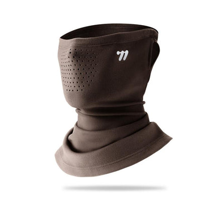 WEST BIKING Winter Ear-Loop Face Mask Double Layer Fleece Windproof Neck Gaiter for Cycling, Free Size