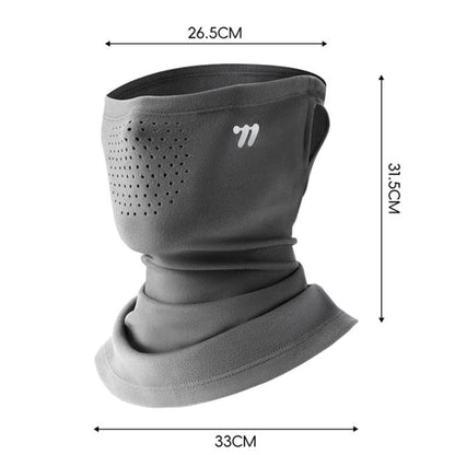 WEST BIKING Winter Ear-Loop Face Mask Double Layer Fleece Windproof Neck Gaiter for Cycling, Free Size