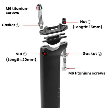 TOSEEK Carbon Fiber Road Bike Seatpost For JAVA Siluro 6top