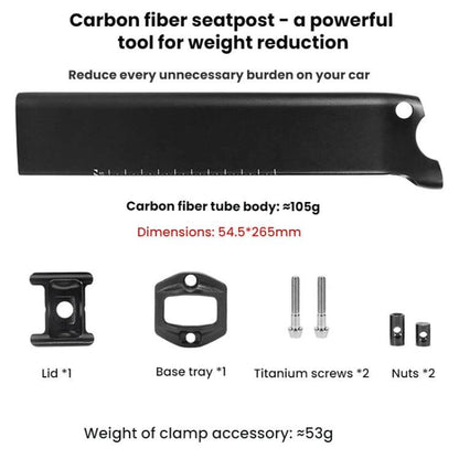 TOSEEK Carbon Fiber Road Bike Seatpost For JAVA Siluro 6top
