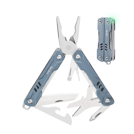 NexTool S11 Mini Sailor 11-In-1 Outdoor Multi Tool Pocket Knife Folding Pliers Wire Cutters EDC Survival Kit, S11 Blue, S11 Black