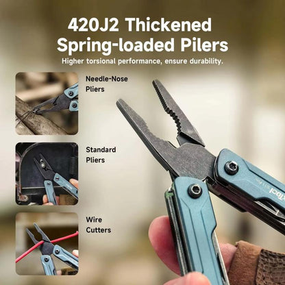 NexTool S11 Pro Mini Sailor 12-In-1 Outdoor Multi Tool Pocket Knife Folding Pliers Wire Cutters EDC Survival Kit, S11 Pro
