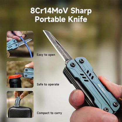 NexTool S11 Pro Mini Sailor 12-In-1 Outdoor Multi Tool Pocket Knife Folding Pliers Wire Cutters EDC Survival Kit, S11 Pro
