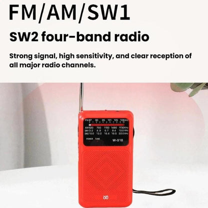 W-918 Pointer Dual-Power Radio FM/AM/SW Full-Band Radio