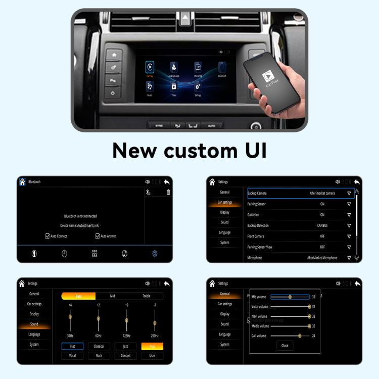 Wireless CarPlay / Android Auto Module Decoder, For Land Rover Discovery/F-pace (Harman) 2010-2018 JOYEAUTO WZLR-1, For Land Rover Evoque (Bosch) 2010-2018 JOYEAUTO WZLR-2, For Land Rover 2008-2012 JOYEAUTO WZLR-3
