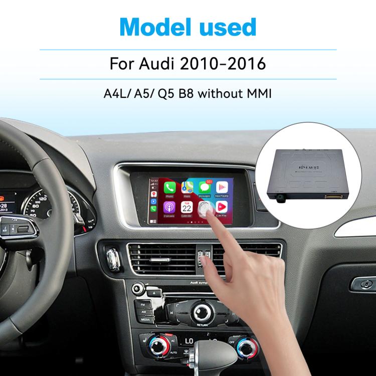 JOYEAUTO WZAU Wireless CarPlay Module Decoder, For Audi A4L/A5/Q5/B8 Without MMI 2010-2016, For Audi A3MMI 2012-2018, 2016-2018 A4/A5/Q2/Q7/B9, For Audi A1/Q3 MMI 2G 3G 2012-2018, For Audi A6/A7/A8 MIB，MMI，RMC 2012-2017