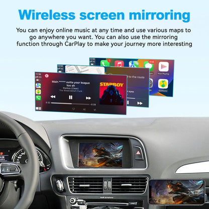 JOYEAUTO WZAU Wireless CarPlay Module Decoder, For Audi A4L/A5/Q5/B8 Without MMI 2010-2016, For Audi A3MMI 2012-2018, 2016-2018 A4/A5/Q2/Q7/B9, For Audi A1/Q3 MMI 2G 3G 2012-2018, For Audi A6/A7/A8 MIB，MMI，RMC 2012-2017