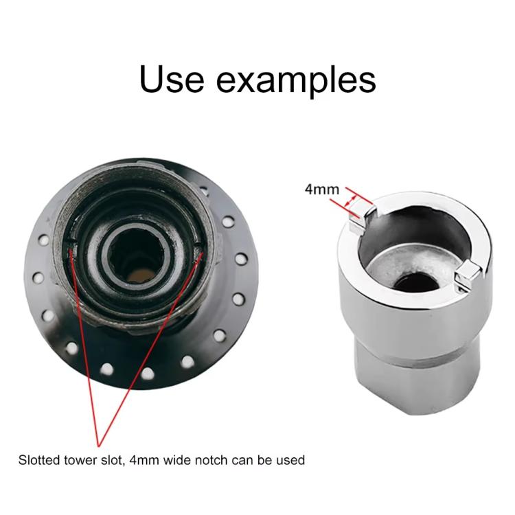 BIKERSAY Bicycle Freehub Installation and Removal Tool for Single-Groove Locking Ball or Cartridge Bearings