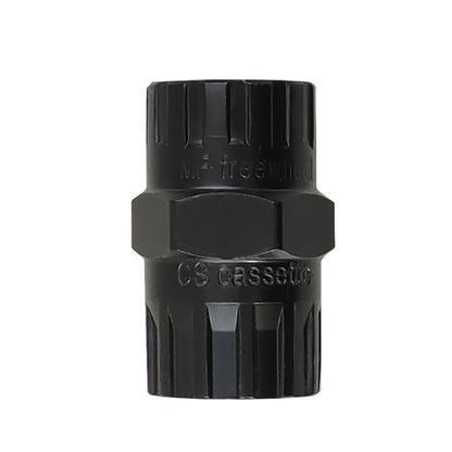 BIKERSAY 2-in-1 Bicycle Freewheel Removal Socket Tool Compatible with Cassette and Threaded Freewheels, BT013X