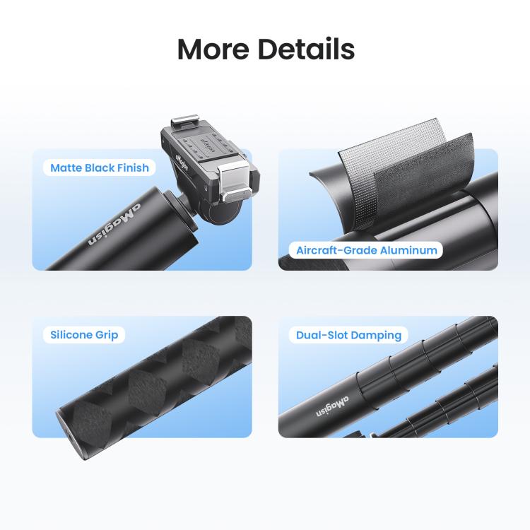 120cm Quick-Release Selfie Stick Gimbal, For DJI Osmo 360 / Action 5 Pro / Action 4 / Action 3, PD16