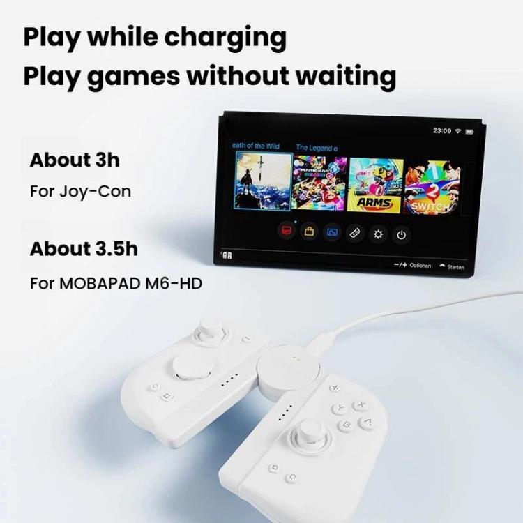 For M6-HD / Switch MOBAPAD SA1 Left & Right Controller Charging Grip