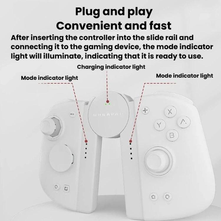For M6-HD / Switch MOBAPAD SA1 Left & Right Controller Charging Grip