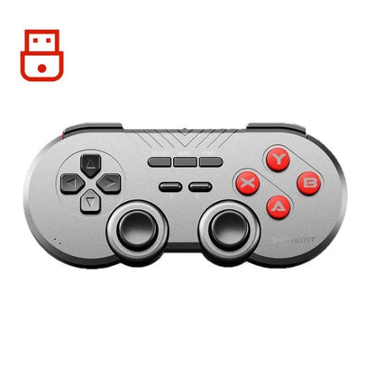GAMEMT 080S 2.4G Vibration Wireless Game Controller For PC / Switch / PS3, Single, With Receiver, Double With Receiver