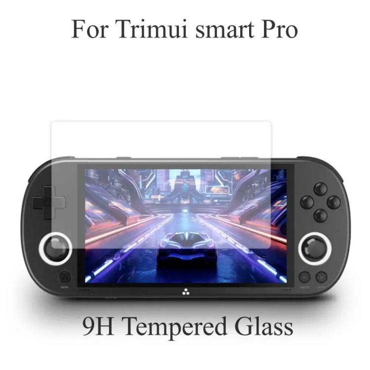 For Trimui Smart Pro / Pro S Console Screen Protector 9H Hardness Tempered Glass HD Clear Anti-Scratch Film