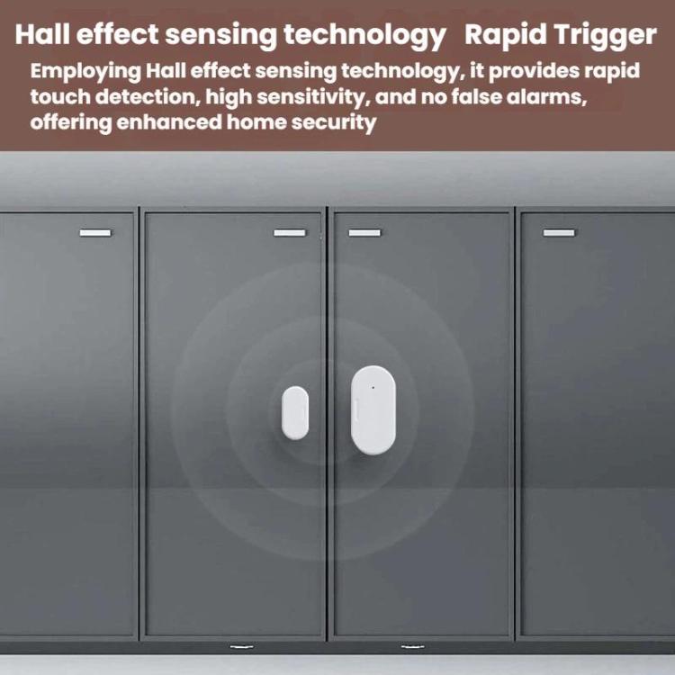 2 In 1 Smart Zigbee Door Window Sensor, Compatible With Home Assistant, ZG-102Z