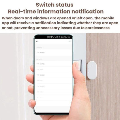 2 In 1 Smart Zigbee Door Window Sensor, Compatible With Home Assistant, ZG-102Z