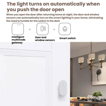 2 In 1 Smart Zigbee Door Window Sensor, Compatible With Home Assistant, ZG-102Z