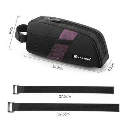 WEST BIKING YP0707429 Portable Large-Capacity Bike Top Tube Bag Road Bike Cycling Gear