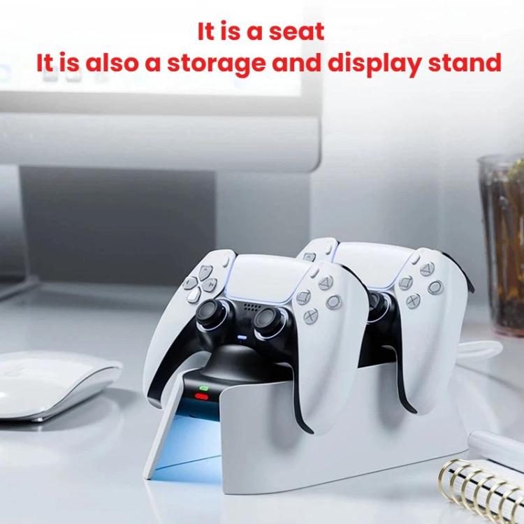 For PS5 ipega KD28 Handheld Fast Charging Dock Dual-Charging Game Controller Charger, KD28